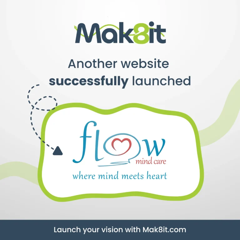 mak8it team deployed flowmindcare site
